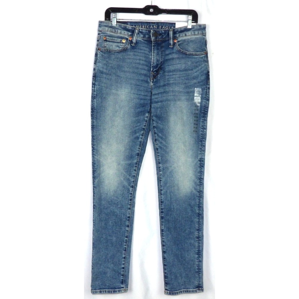 NEW! American Eagle AirFLEX+ Medium Wash Slim Fit Denim Jeans Men's 31 X 32 NWT!